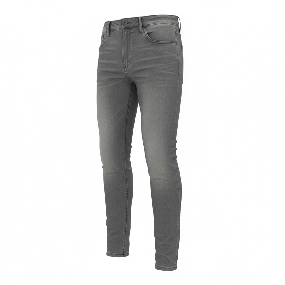Express Men's Charcoal Skinny Jeans